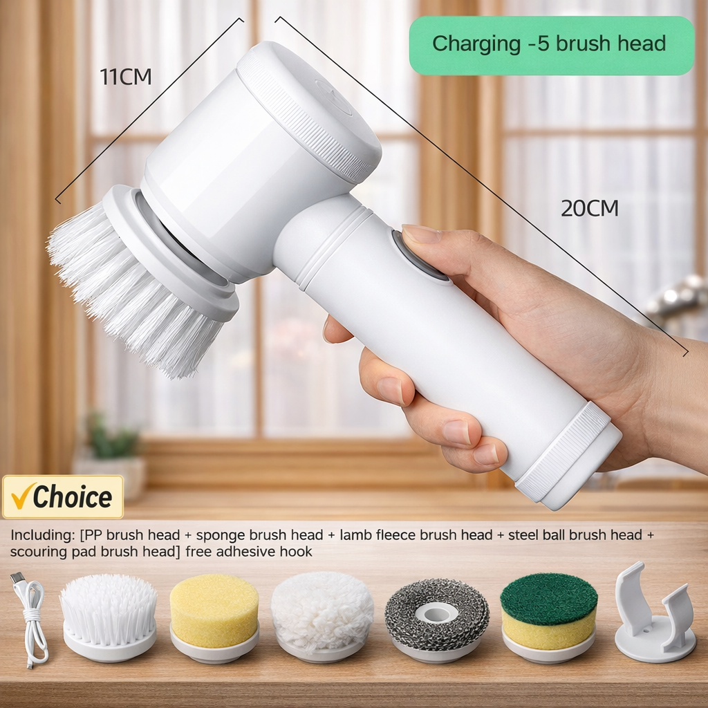 Ultra-Clean Cordless Power Scrubber - ZUVEO