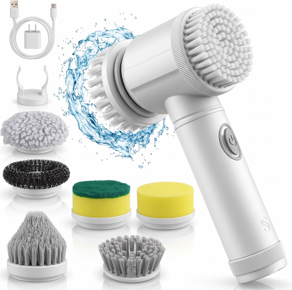 Ultra-Clean Cordless Power Scrubber - ZUVEO