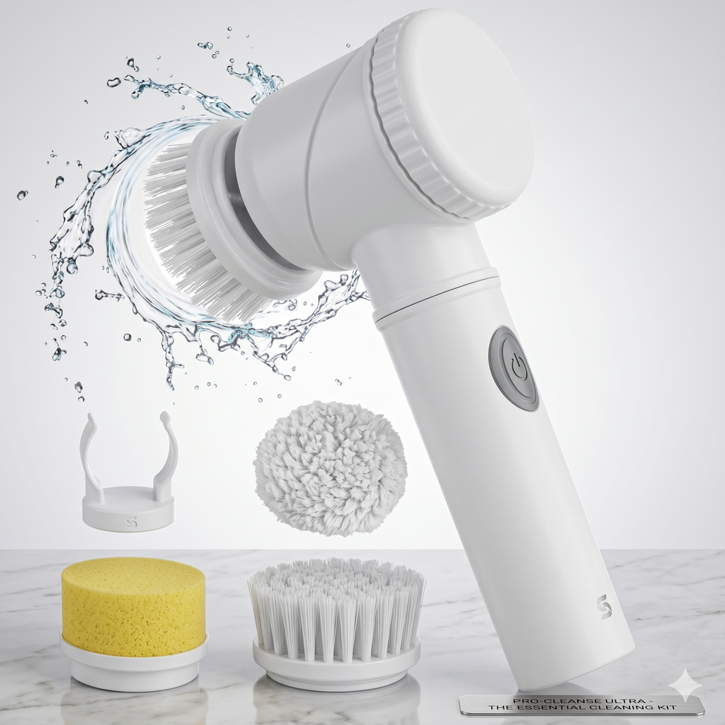 Ultra-Clean Cordless Power Scrubber - ZUVEO