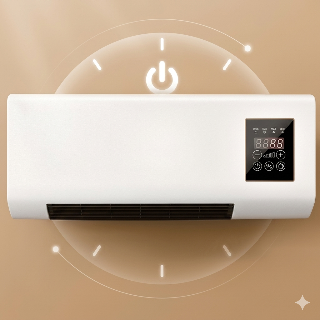 ❄️ Wall-Mounted Electric Air Heater & Cooler – Smart Comfort for Every Season - ZUVEO